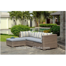 DE-(60) outdoor patio rattan/wicker designs and prices corner sofa set